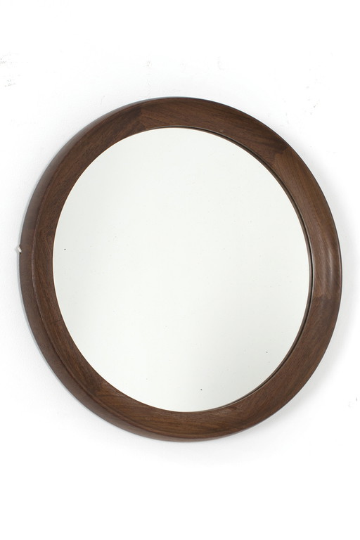 Danish round mirror