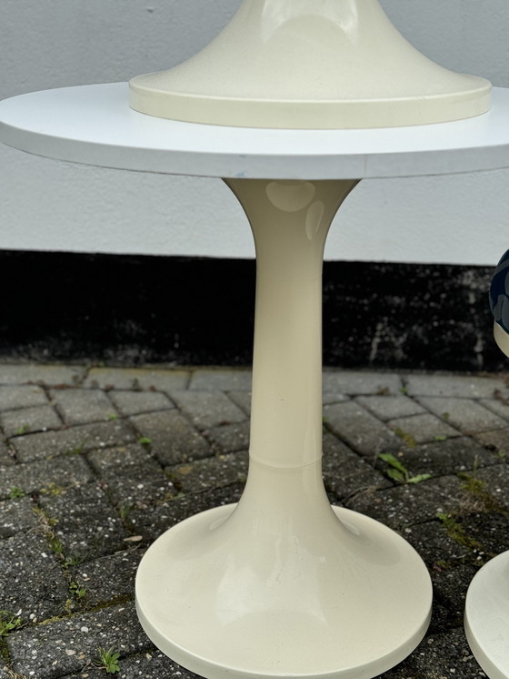 Image 1 of Tulp Space Age Table And 2 Stools