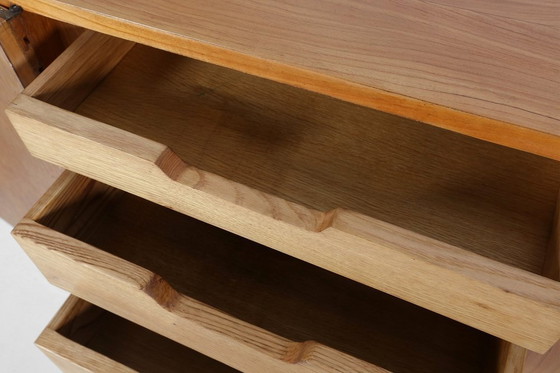 Image 1 of Mid-Century French Sideboard In Full Cherry Wood, 1950