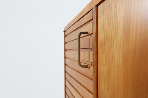 Image 1 of Mid-Century French Sideboard In Full Cherry Wood, 1950