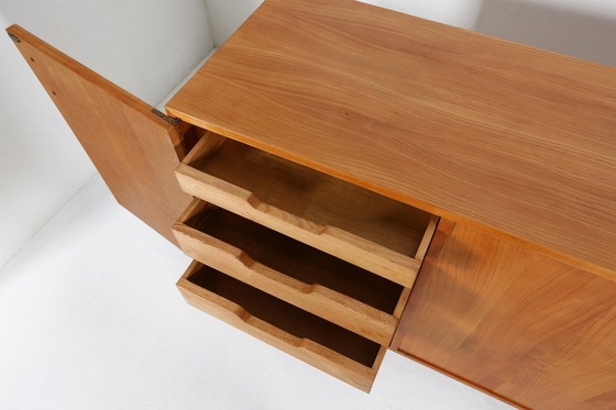 Image 1 of Mid-Century French Sideboard In Full Cherry Wood, 1950