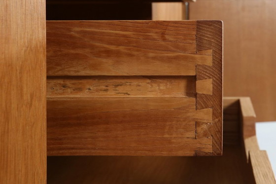 Image 1 of Mid-Century French Sideboard In Full Cherry Wood, 1950