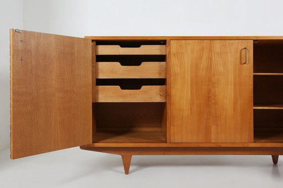 Image 1 of Mid-Century French Sideboard In Full Cherry Wood, 1950