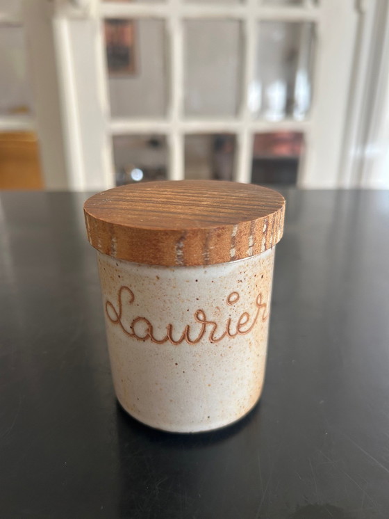 Image 1 of 7 barattoli per spezie in gres