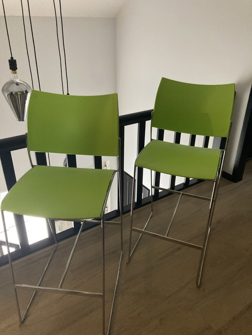 2x Casala curvy stools