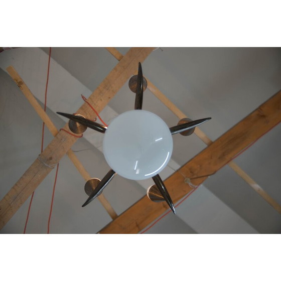 Image 1 of Vintage cubistic chandelier by Ias, 1910s