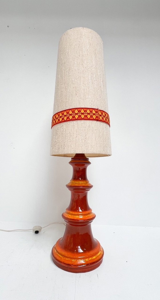 Image 1 of Ceramic Fat Lava Hustadt Leuchten Floor Lamp, 1970'S