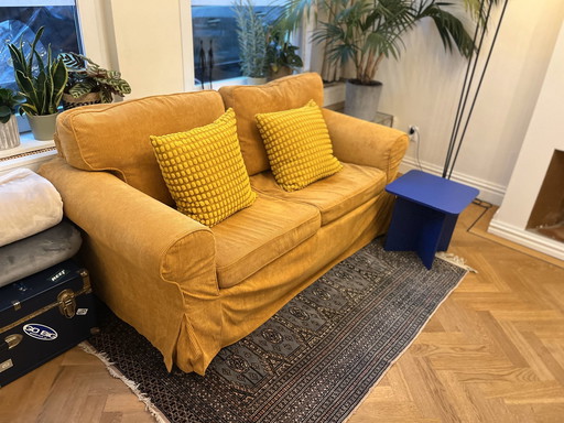 Ikea Ektorp 2-Seater Sofa With Beautiful Cover