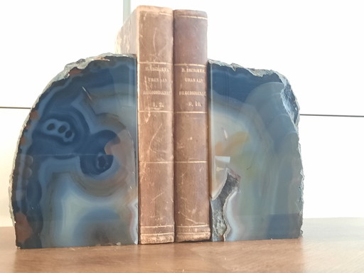 Bookend of Solid Polished Natural Stone