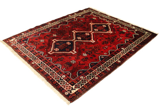 Image 1 of Original Persian Rug Nomadic & Village Rug Shiraz 197 X 161 Cm Top Condition