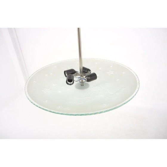 Image 1 of Vintage glass pendant lamp by Erik Kinell for Glössner, Sweden 1940