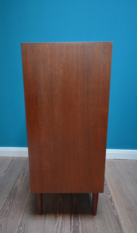 Image 1 of Vintage teak high chest of drawers