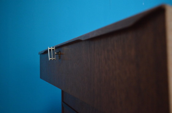 Image 1 of Vintage teak high chest of drawers