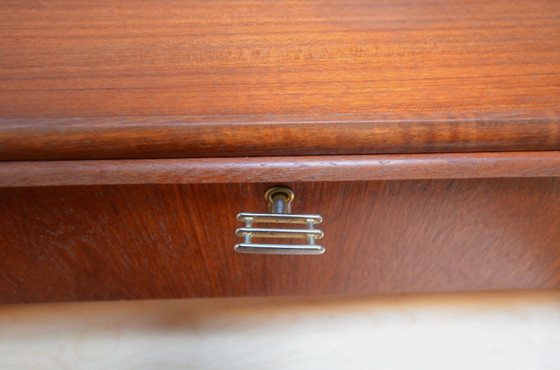 Image 1 of Vintage teak high chest of drawers