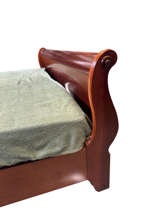 Image 1 of Vintage Double Bed Of Oak