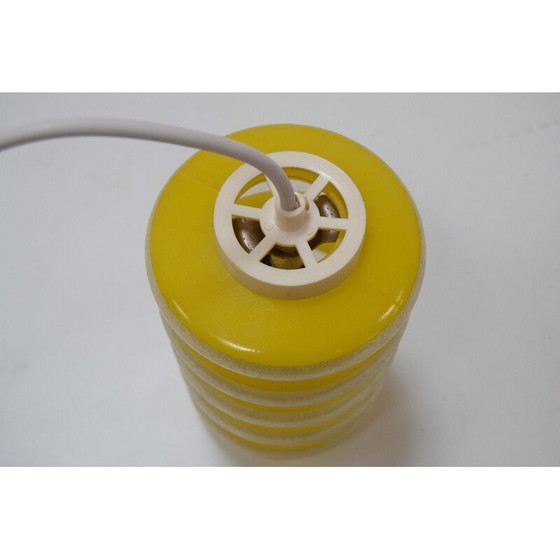 Image 1 of Lampada a sospensione in vetro vintage, Cecoslovacchia 1960