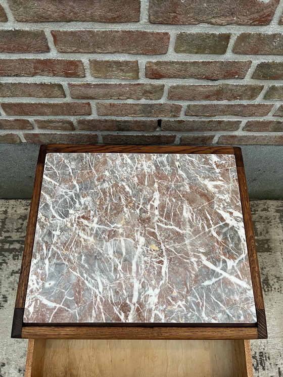 Image 1 of Armario escolar Art Déco de La Haya con encimera de mármol 