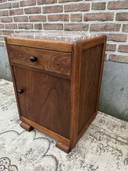 Art Deco Hague School Cabinet With Marble Top