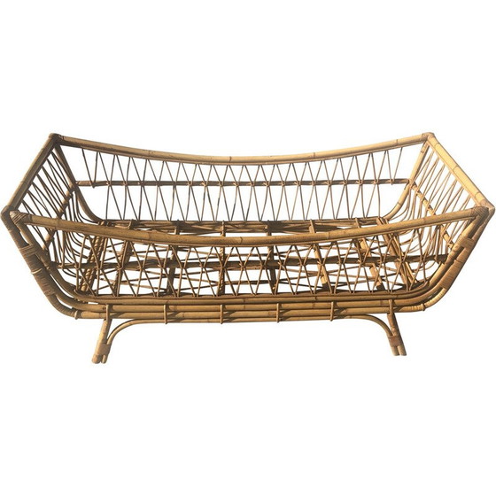 Image 1 of Vintage rattan bed
