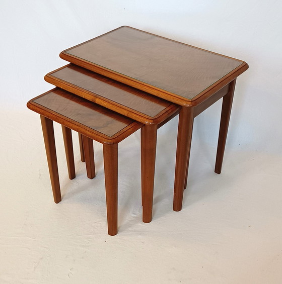 Image 1 of 3x Tavolini ad incastro vintage