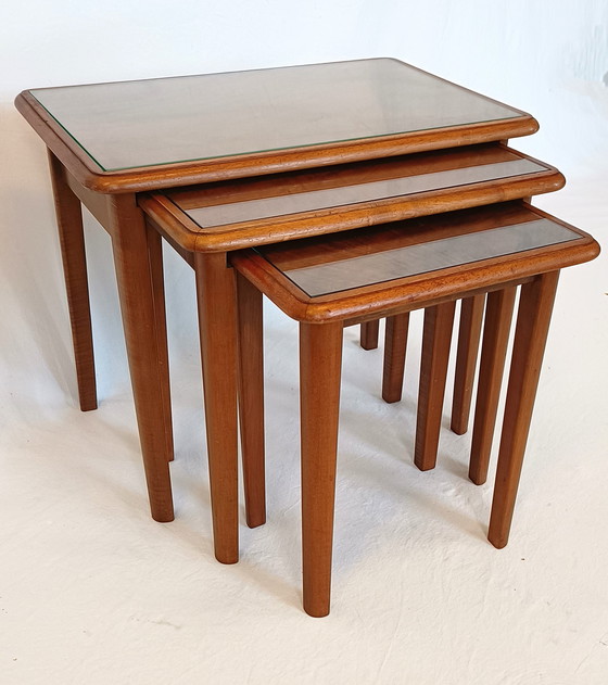 Image 1 of 3x Tavolini ad incastro vintage