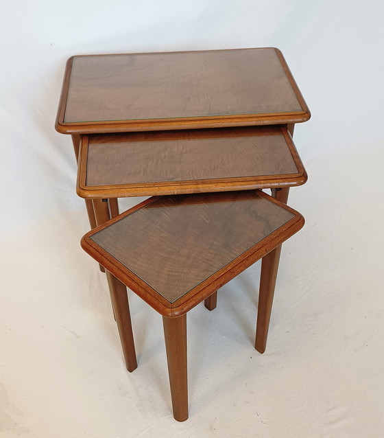 Image 1 of 3x Tavolini ad incastro vintage