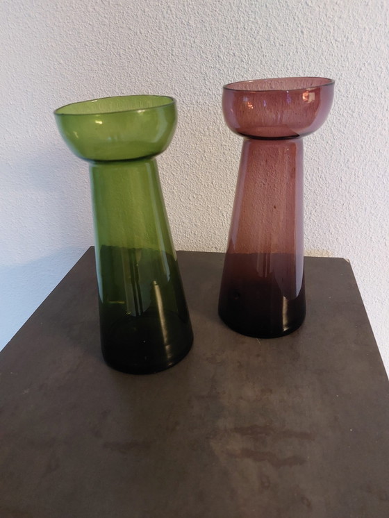 Image 1 of 5 bicchieri vintage originali in giacinto