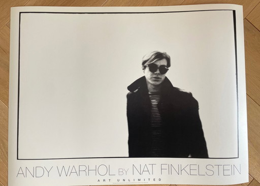 Nat Finkelstein (1933-2009), ‘Andy Warhol White Wall’, Andy Warhol by Nat Finkelstein, Copyright Nat Finkelstein 1966, published