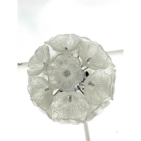Image 1 of Vintage Murano glass flower glass, Italy 1970