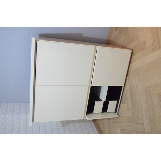 Image 1 of Mobiletto portaoggetti vintage bianco