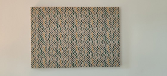 Image 1 of Decorazione murale in tessuto vintage