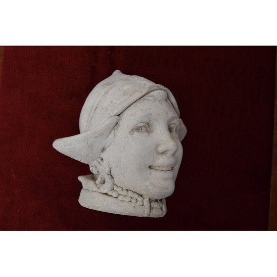 Image 1 of Vintage bust of an unknown woman by Georg Klimt, 1915