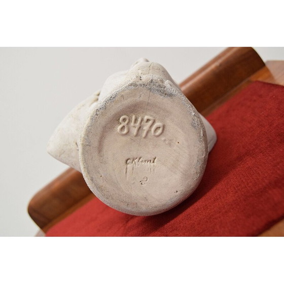 Image 1 of Vintage bust of an unknown woman by Georg Klimt, 1915