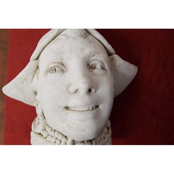 Image 1 of Vintage bust of an unknown woman by Georg Klimt, 1915