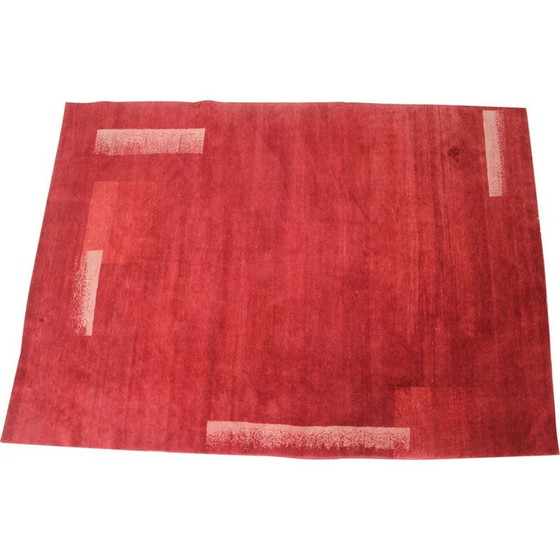 Image 1 of Vintage abstract design modernist rug 1970s