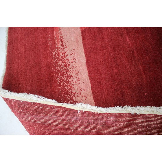 Image 1 of Vintage abstract design modernist rug 1970s