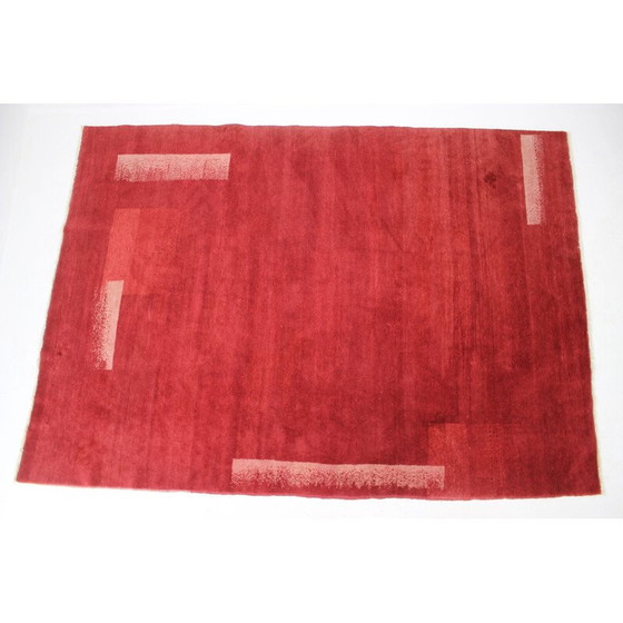 Image 1 of Vintage abstract design modernist rug 1970s