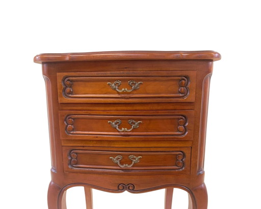 Antique French Cherrywood Night Stand - Antique Cabinet