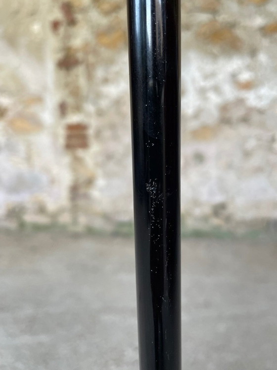 Image 1 of Lampada da terra vintage con decorazioni in ottone dorato su gambe a treppiede, anni '60