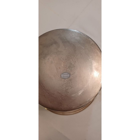 Image 1 of Vintage silver metal ice bucket by Jordan Sheffield, England