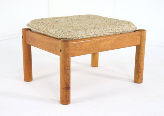 Image 1 of Poggiapiedi / tavolino Domino Mobler 'Gresjdal' Vintage