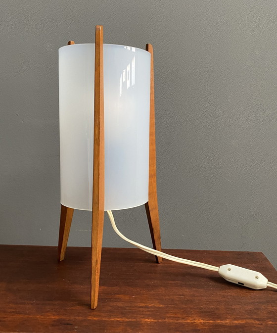 Image 1 of Table Lamp Plexiglass Tripod By Pokrok Czech-Republic 1970S