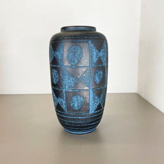 Image 1 of Vintage fat lava ceramic "Ankara" vase by Heinz Siery Carstens Tönnieshof, Germany 1960s