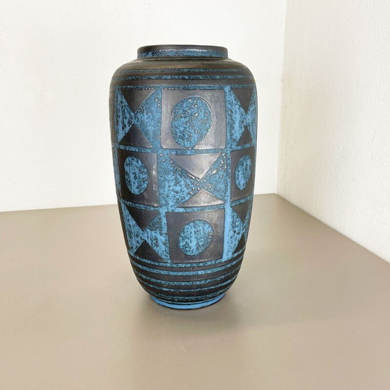 Image 1 of Vintage fat lava ceramic "Ankara" vase by Heinz Siery Carstens Tönnieshof, Germany 1960s