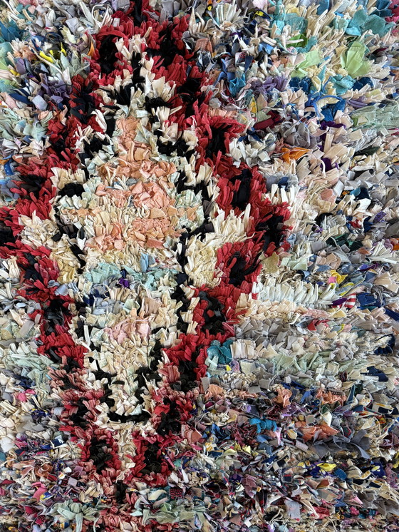 Image 1 of Moroccan Runner Boucherouite Rug 