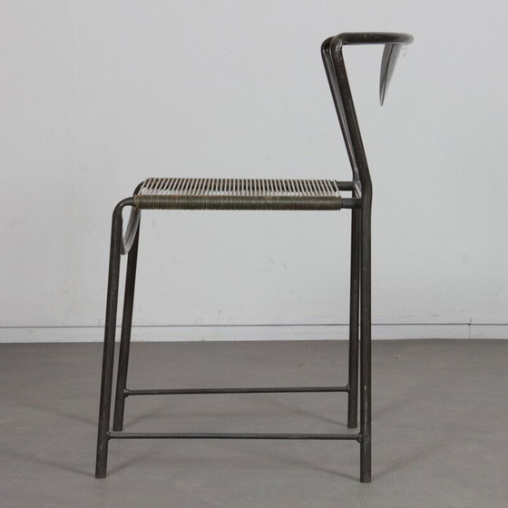 Image 1 of Vintage metal and scoubidou chair for Artelano, 1980