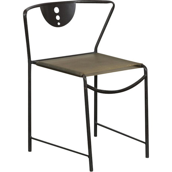 Image 1 of Vintage metal and scoubidou chair for Artelano, 1980
