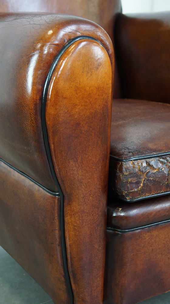 Image 1 of Large Design Armchair Made Of Sheepskin