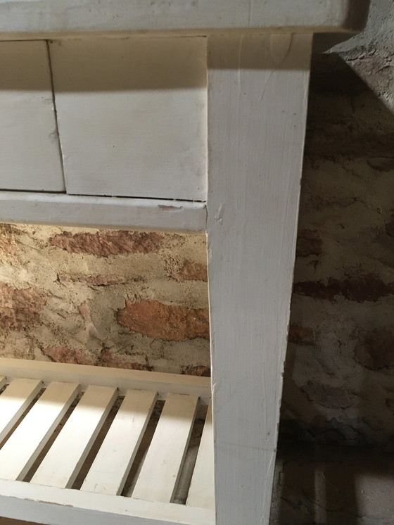Image 1 of Vintage pine console