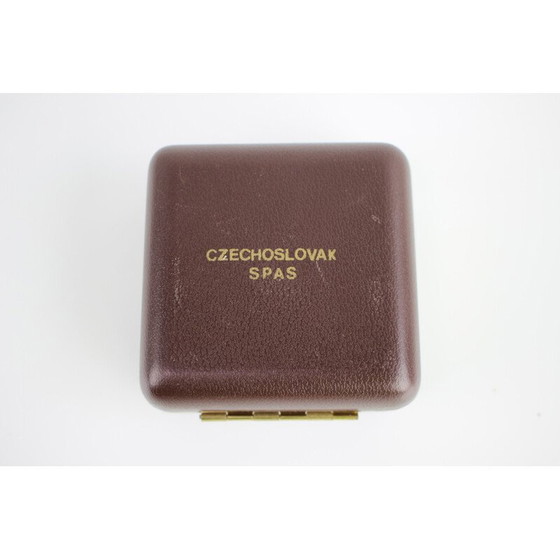 Image 1 of Vintage wind-up alarm clock for Rhythm, Czechoslovakia 1960